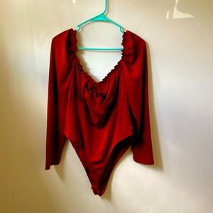 SHEIN Pumpkin Spice Bodysuit